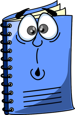 livre - fourniture scolaire - éducation - smiley émoticône émoji cartoon clipart illustration - artémotic