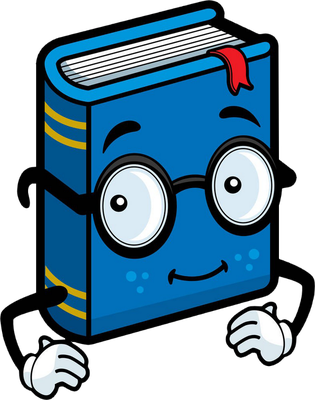 livre - fourniture scolaire - éducation - smiley émoticône émoji cartoon clipart illustration - artémotic