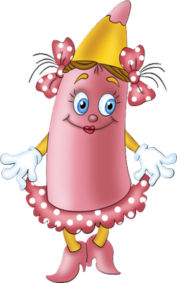 crayon - fourniture scolaire - éducation - smiley émoticône émoji cartoon clipart illustration - artémotic