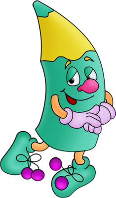 crayon - fourniture scolaire - éducation - smiley émoticône émoji cartoon clipart illustration - artémotic