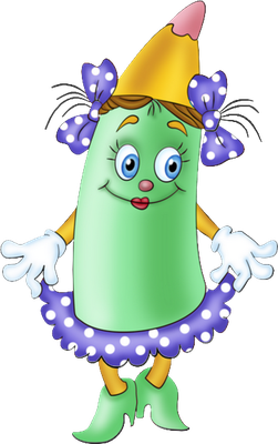 crayon - fourniture scolaire - éducation - smiley émoticône émoji cartoon clipart illustration - artémotic