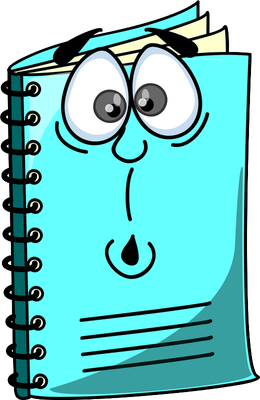 livre - fourniture scolaire - éducation - smiley émoticône émoji cartoon clipart illustration - artémotic