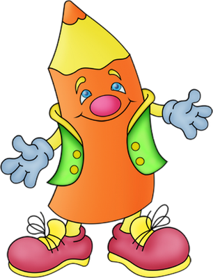 crayon - fourniture scolaire - éducation - smiley émoticône émoji cartoon clipart illustration - artémotic