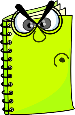 livre - fourniture scolaire - éducation - smiley émoticône émoji cartoon clipart illustration - artémotic