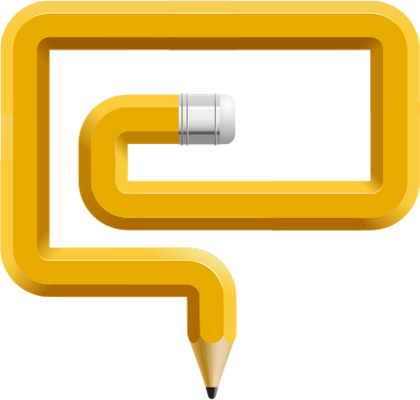 crayon - fourniture scolaire - éducation - smiley émoticône émoji cartoon clipart illustration - artémotic
