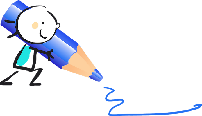 crayon - fourniture scolaire - éducation - smiley émoticône émoji cartoon clipart illustration - artémotic