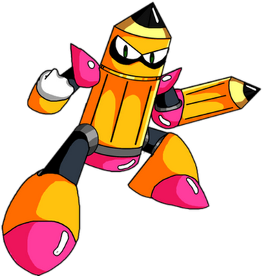crayon - fourniture scolaire - éducation - smiley émoticône émoji cartoon clipart illustration - artémotic