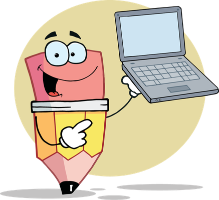crayon - fourniture scolaire - éducation - smiley émoticône émoji cartoon clipart illustration - artémotic