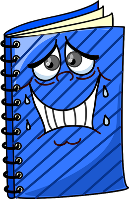livre - fourniture scolaire - éducation - smiley émoticône émoji cartoon clipart illustration - artémotic