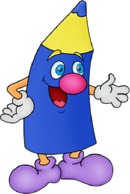 crayon - fourniture scolaire - éducation - smiley émoticône émoji cartoon clipart illustration - artémotic
