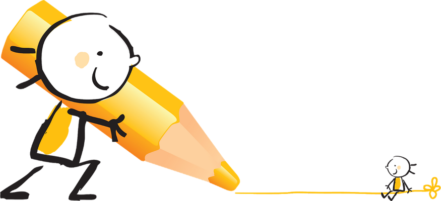 crayon - fourniture scolaire - éducation - smiley émoticône émoji cartoon clipart illustration - artémotic