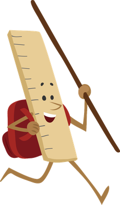 règle - fourniture scolaire - éducation - smiley émoticône émoji cartoon clipart illustration - artémotic