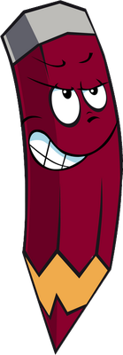 crayon - fourniture scolaire - éducation - smiley émoticône émoji cartoon clipart illustration - artémotic