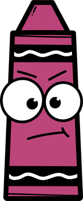 crayon - fourniture scolaire - éducation - smiley émoticône émoji cartoon clipart illustration - artémotic