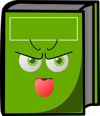 livre - fourniture scolaire - éducation - smiley émoticône émoji cartoon clipart illustration - artémotic