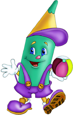 crayon - fourniture scolaire - éducation - smiley émoticône émoji cartoon clipart illustration - artémotic