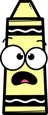 crayon - fourniture scolaire - éducation - smiley émoticône émoji cartoon clipart illustration - artémotic