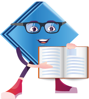 livre - fourniture scolaire - éducation - smiley émoticône émoji cartoon clipart illustration - artémotic