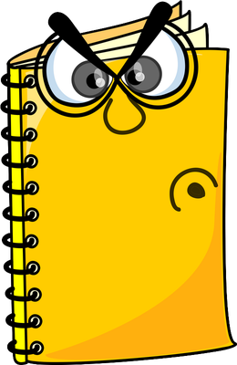 livre - fourniture scolaire - éducation - smiley émoticône émoji cartoon clipart illustration - artémotic