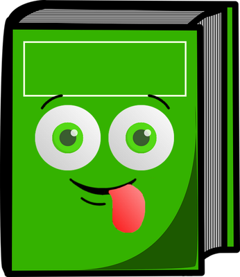 livre - fourniture scolaire - éducation - smiley émoticône émoji cartoon clipart illustration - artémotic