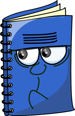 livre - fourniture scolaire - éducation - smiley émoticône émoji cartoon clipart illustration - artémotic