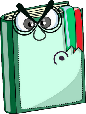 livre - fourniture scolaire - éducation - smiley émoticône émoji cartoon clipart illustration - artémotic