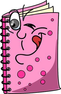 livre - fourniture scolaire - éducation - smiley émoticône émoji cartoon clipart illustration - artémotic