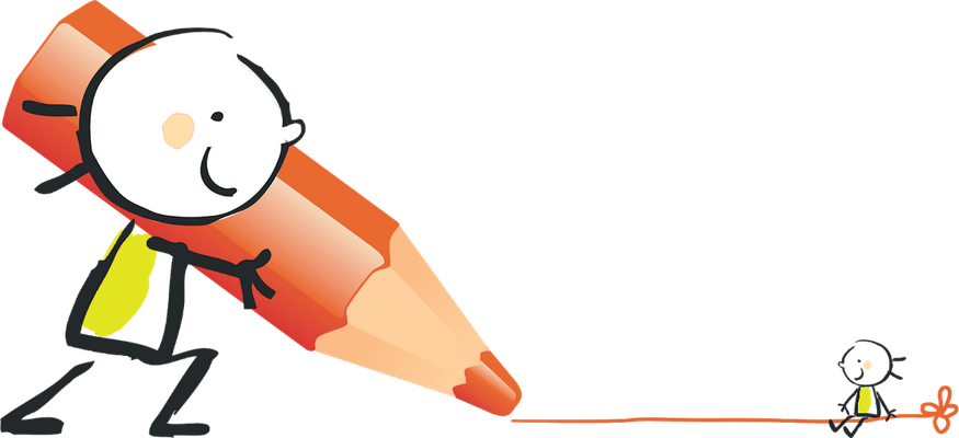 crayon - fourniture scolaire - éducation - smiley émoticône émoji cartoon clipart illustration - artémotic