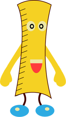 règle - fourniture scolaire - éducation - smiley émoticône émoji cartoon clipart illustration - artémotic