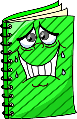 livre - fourniture scolaire - éducation - smiley émoticône émoji cartoon clipart illustration - artémotic