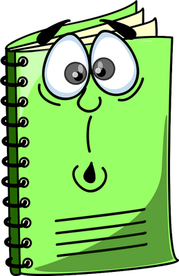 livre - fourniture scolaire - éducation - smiley émoticône émoji cartoon clipart illustration - artémotic