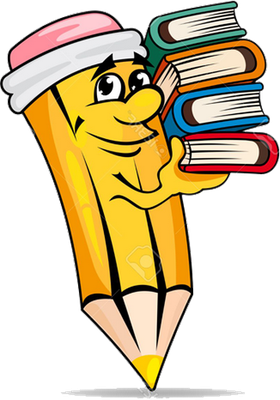 crayon - fourniture scolaire - éducation - smiley émoticône émoji cartoon clipart illustration - artémotic