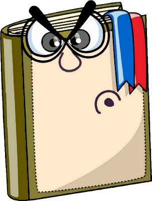 livre - fourniture scolaire - éducation - smiley émoticône émoji cartoon clipart illustration - artémotic