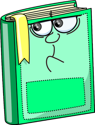 livre - fourniture scolaire - éducation - smiley émoticône émoji cartoon clipart illustration - artémotic