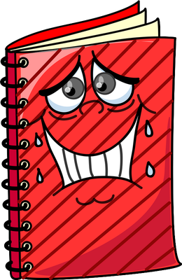 livre - fourniture scolaire - éducation - smiley émoticône émoji cartoon clipart illustration - artémotic