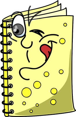 livre - fourniture scolaire - éducation - smiley émoticône émoji cartoon clipart illustration - artémotic