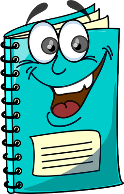 livre - fourniture scolaire - éducation - smiley émoticône émoji cartoon clipart illustration - artémotic
