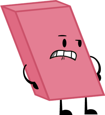 gomme - fourniture scolaire - éducation - smiley émoticône émoji cartoon clipart illustration - artémotic