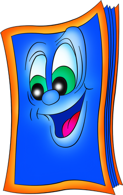 livre - fourniture scolaire - éducation - smiley émoticône émoji cartoon clipart illustration - artémotic