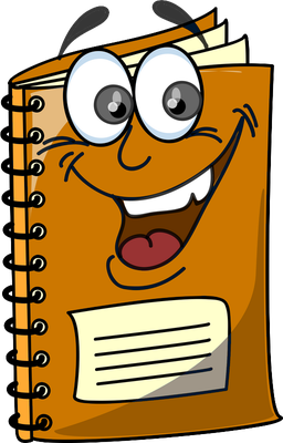livre - fourniture scolaire - éducation - smiley émoticône émoji cartoon clipart illustration - artémotic