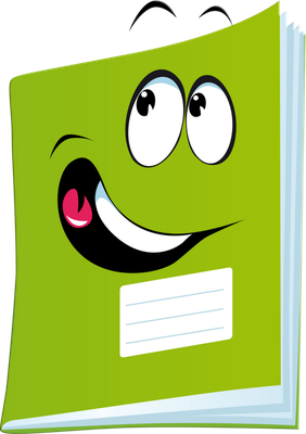 livre - fourniture scolaire - éducation - smiley émoticône émoji cartoon clipart illustration - artémotic