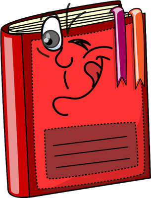 livre - fourniture scolaire - éducation - smiley émoticône émoji cartoon clipart illustration - artémotic