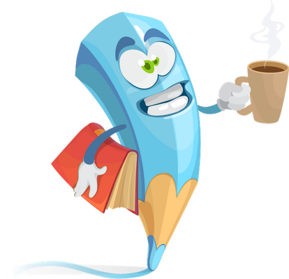 crayon - fourniture scolaire - éducation - smiley émoticône émoji cartoon clipart illustration - artémotic