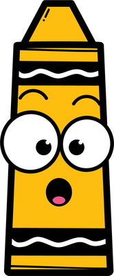 crayon - fourniture scolaire - éducation - smiley émoticône émoji cartoon clipart illustration - artémotic