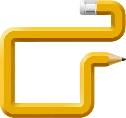 crayon - fourniture scolaire - éducation - smiley émoticône émoji cartoon clipart illustration - artémotic
