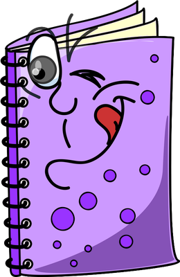 livre - fourniture scolaire - éducation - smiley émoticône émoji cartoon clipart illustration - artémotic