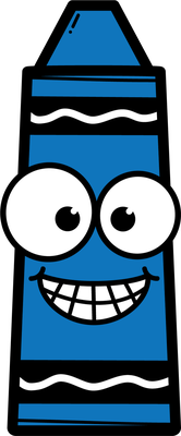 crayon - fourniture scolaire - éducation - smiley émoticône émoji cartoon clipart illustration - artémotic
