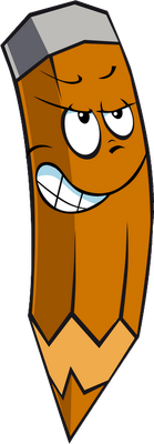 crayon - fourniture scolaire - éducation - smiley émoticône émoji cartoon clipart illustration - artémotic