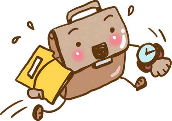 cartable - fourniture scolaire - éducation - smiley émoticône émoji cartoon clipart illustration - artémotic