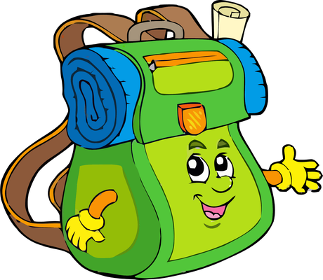 cartable - fourniture scolaire - éducation - smiley émoticône émoji cartoon clipart illustration - artémotic